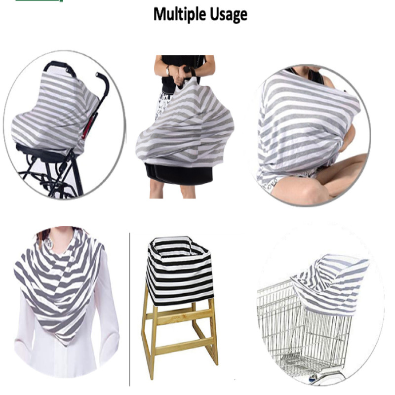 Super Soft Bamboo Rayon All in 1 Stretchy Star Nursing Cover